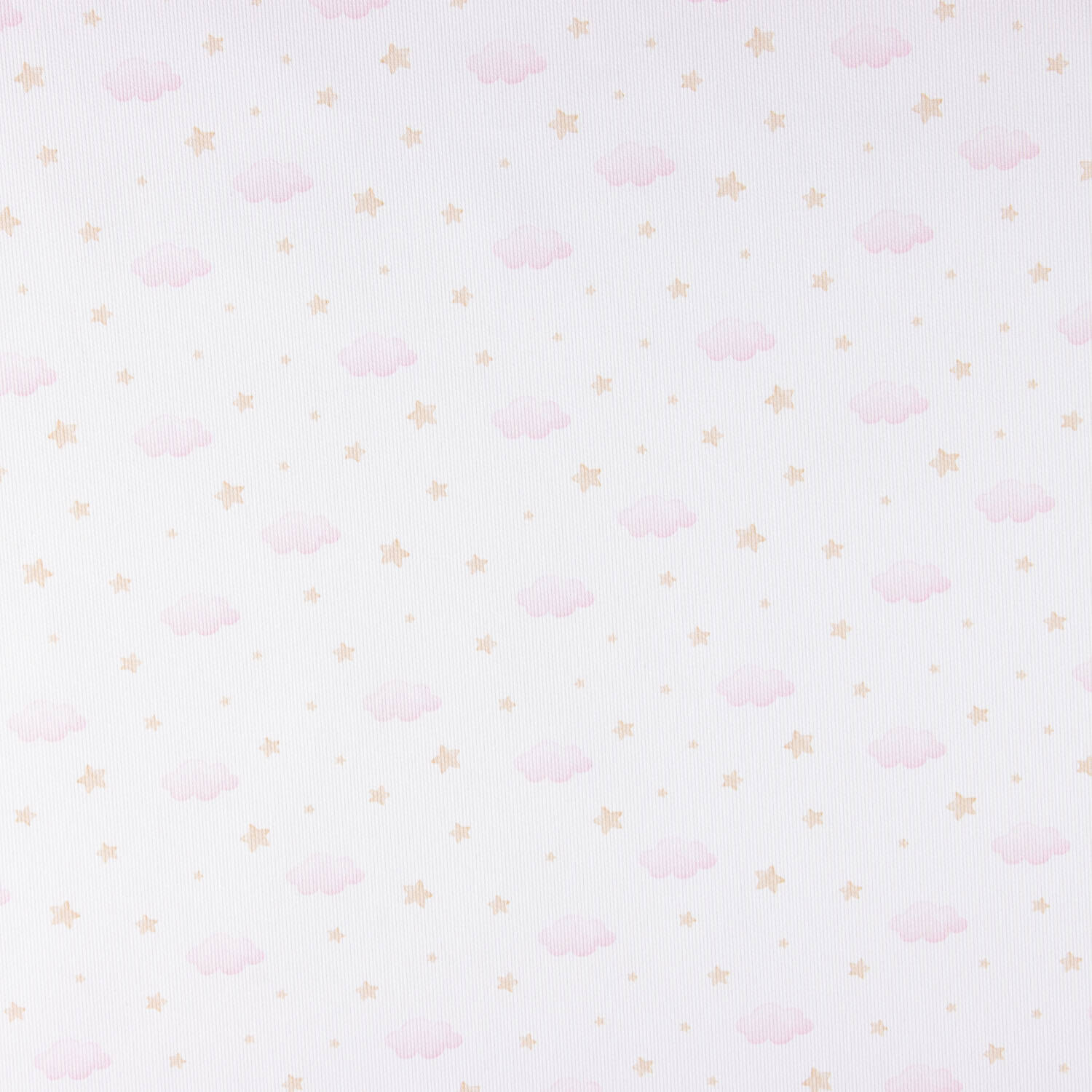 Pink Clouds and Stars Cotton Piqué - Ribes y Casals