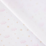 Pink Clouds and Stars Cotton Piqué - Ribes y Casals