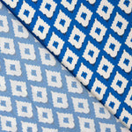 Blue Ikat Print Viscose - Ribes y Casals