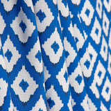 Blue Ikat Print Viscose - Ribes y Casals