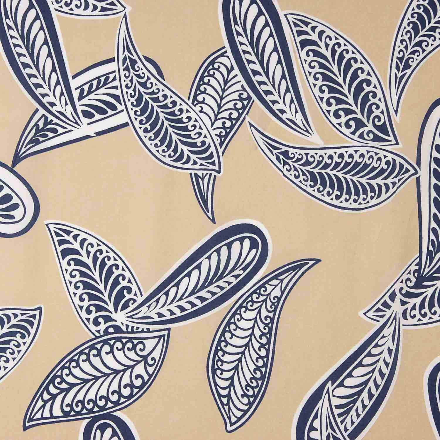 Blue Coralia Printed Viscose - Ribes y Casals