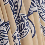 Blue Coralia Printed Viscose - Ribes y Casals