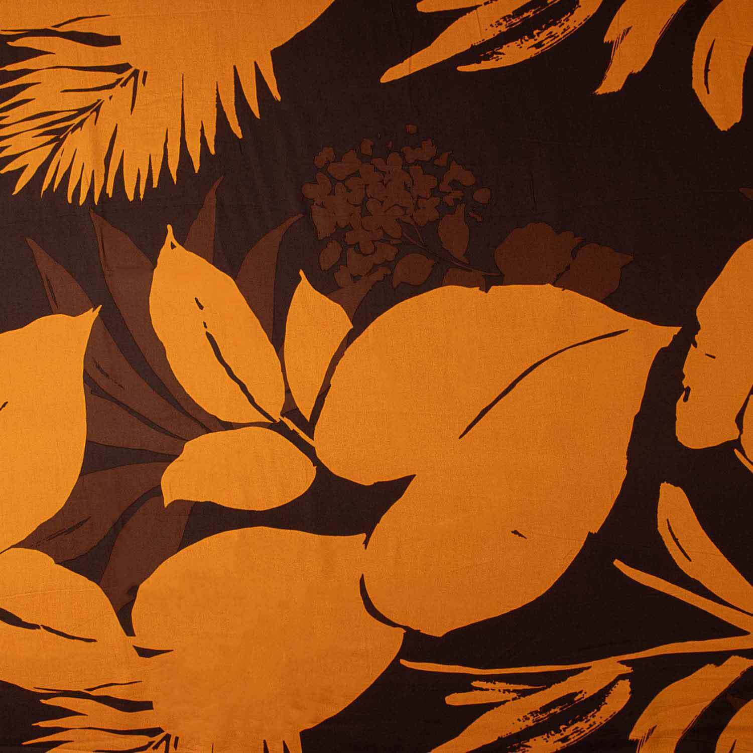 Orange Amazonia Printed Viscose - Ribes y Casals