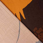 Orange Amazonia Printed Viscose - Ribes y Casals