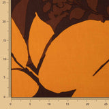 Orange Amazonia Printed Viscose - Ribes y Casals
