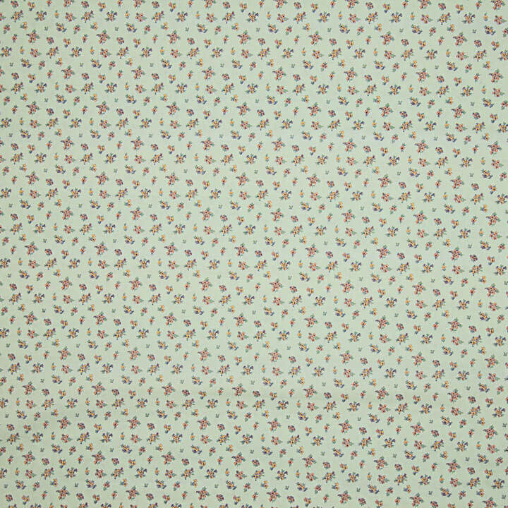 Vintage Print Percale in Seafoam Green - Ribes y Casals