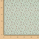 Vintage Print Percale in Seafoam Green - Ribes y Casals
