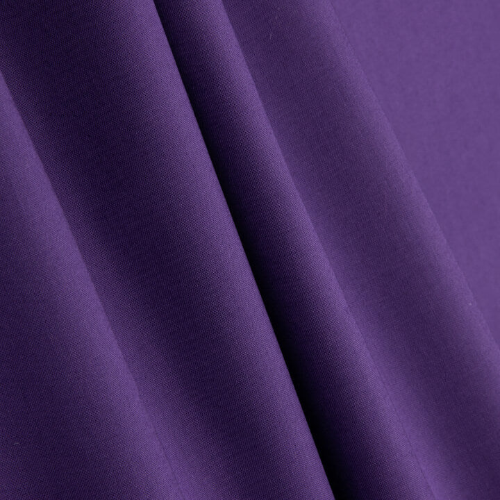 Plain Basic Purple Cotton Poplin - Ribes y Casals