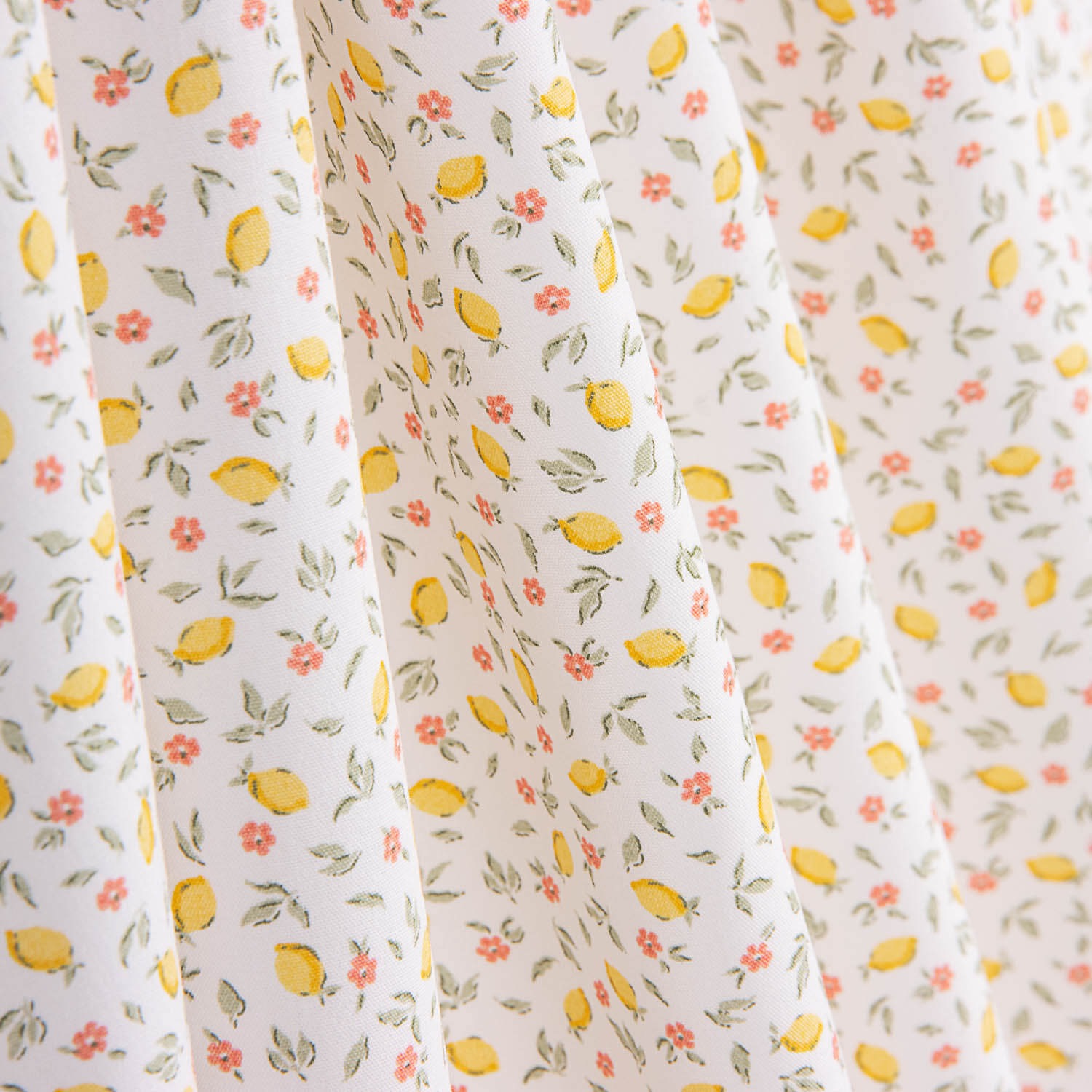Organic Cotton Poplin with Lemon Print - Ribes y Casals