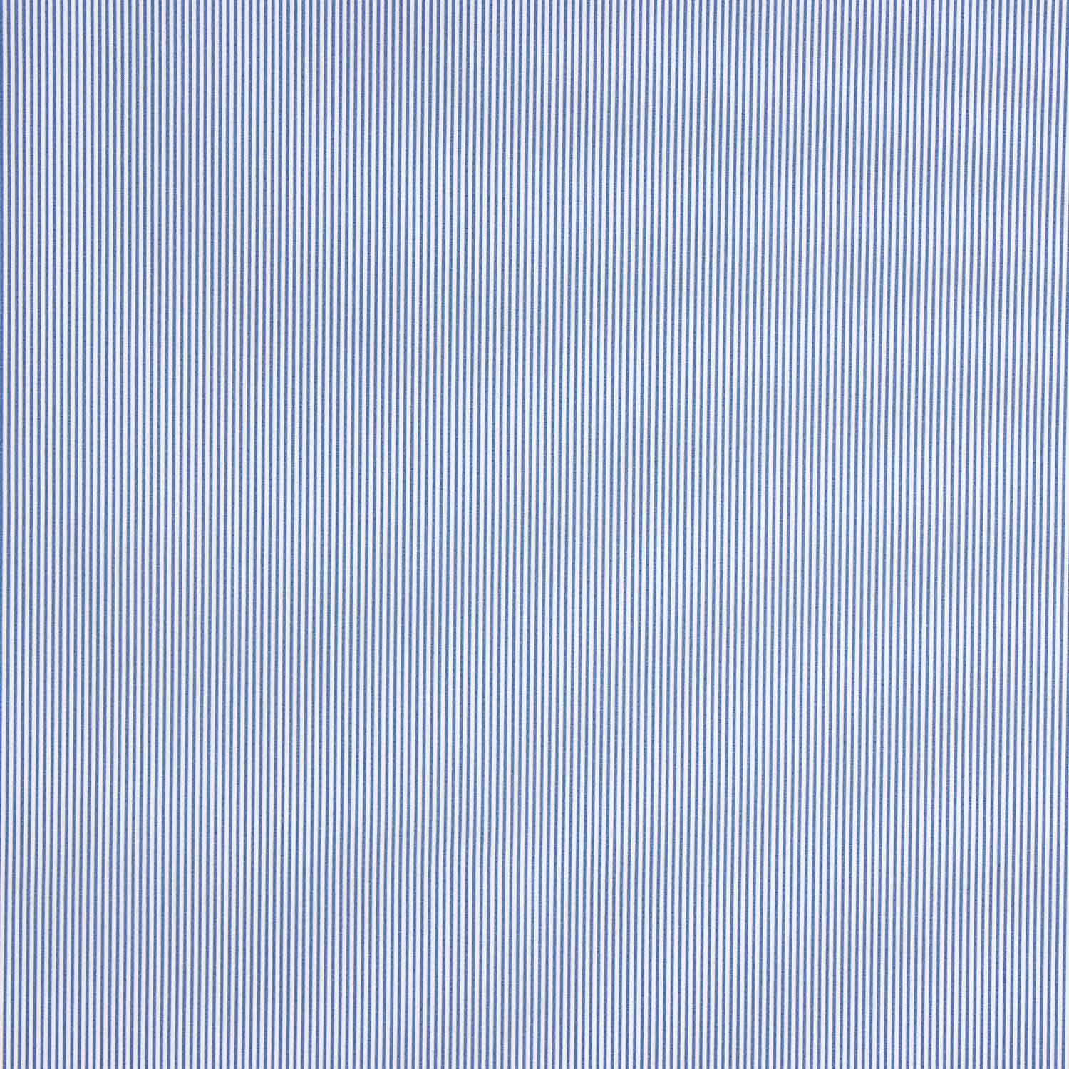 Organic Cotton Poplin Blue and White Stripes - Ribes y Casals