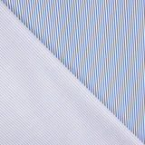 Organic Cotton Poplin Blue and White Stripes - Ribes y Casals