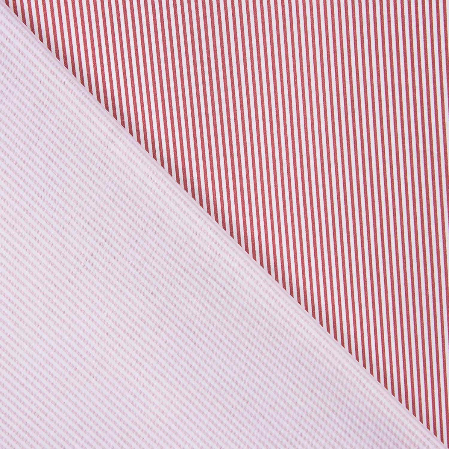 Red and White Organic Cotton Poplin - Ribes y Casals