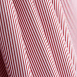 Red and White Organic Cotton Poplin - Ribes y Casals