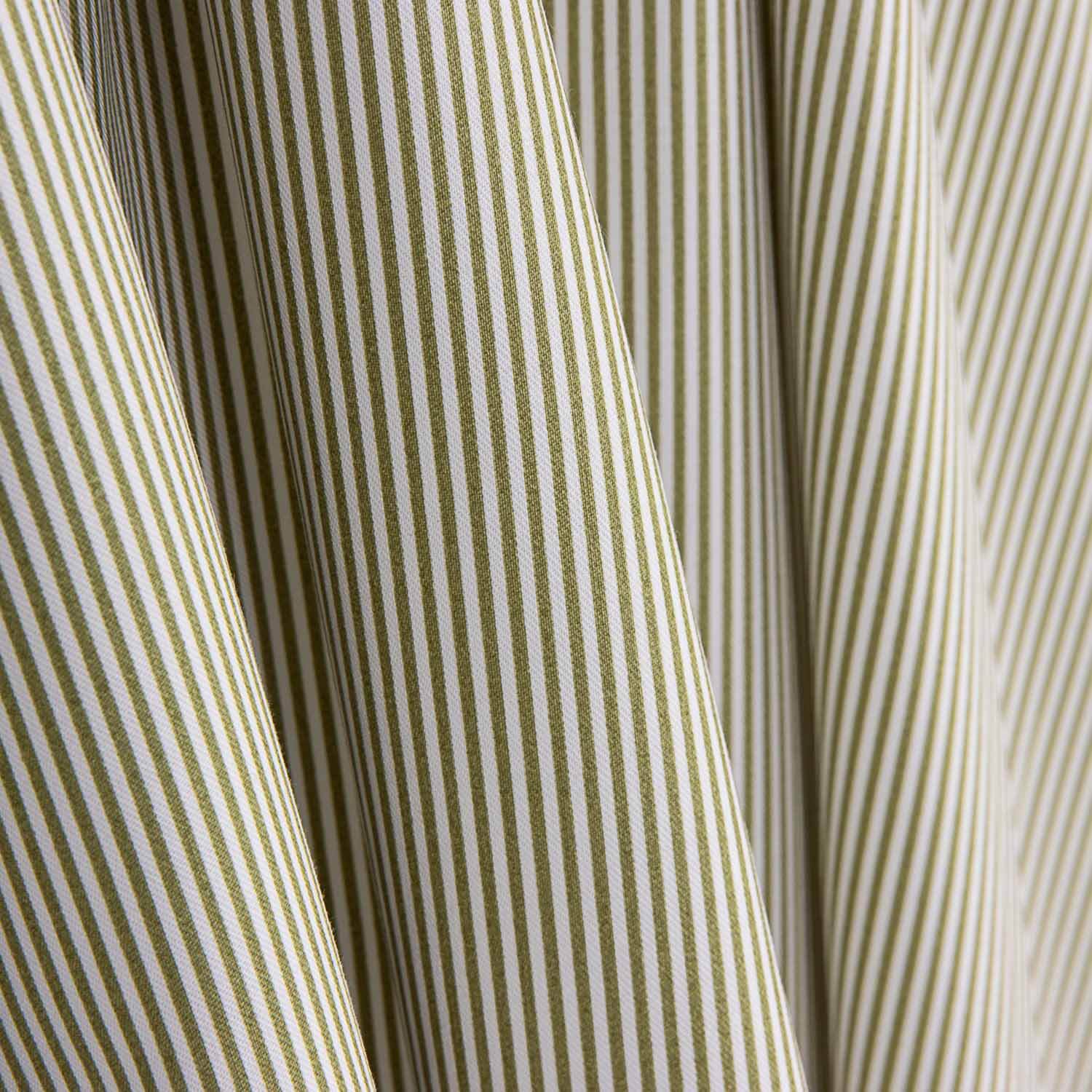 Green and White Organic Cotton Poplin - Ribes y Casals