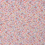 Organic Cotton Poplin with Pink Flower Print - Ribes y Casals