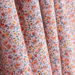 Organic Cotton Poplin with Pink Flower Print - Ribes y Casals