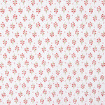 Organic Cotton Poplin with Red Bouquet Print - Ribes y Casals