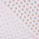 Organic Cotton Poplin with Red Bouquet Print - Ribes y Casals