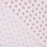 Organic Cotton Poplin with Red Bouquet Print - Ribes y Casals