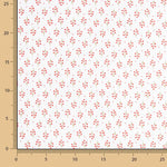 Organic Cotton Poplin with Red Bouquet Print - Ribes y Casals