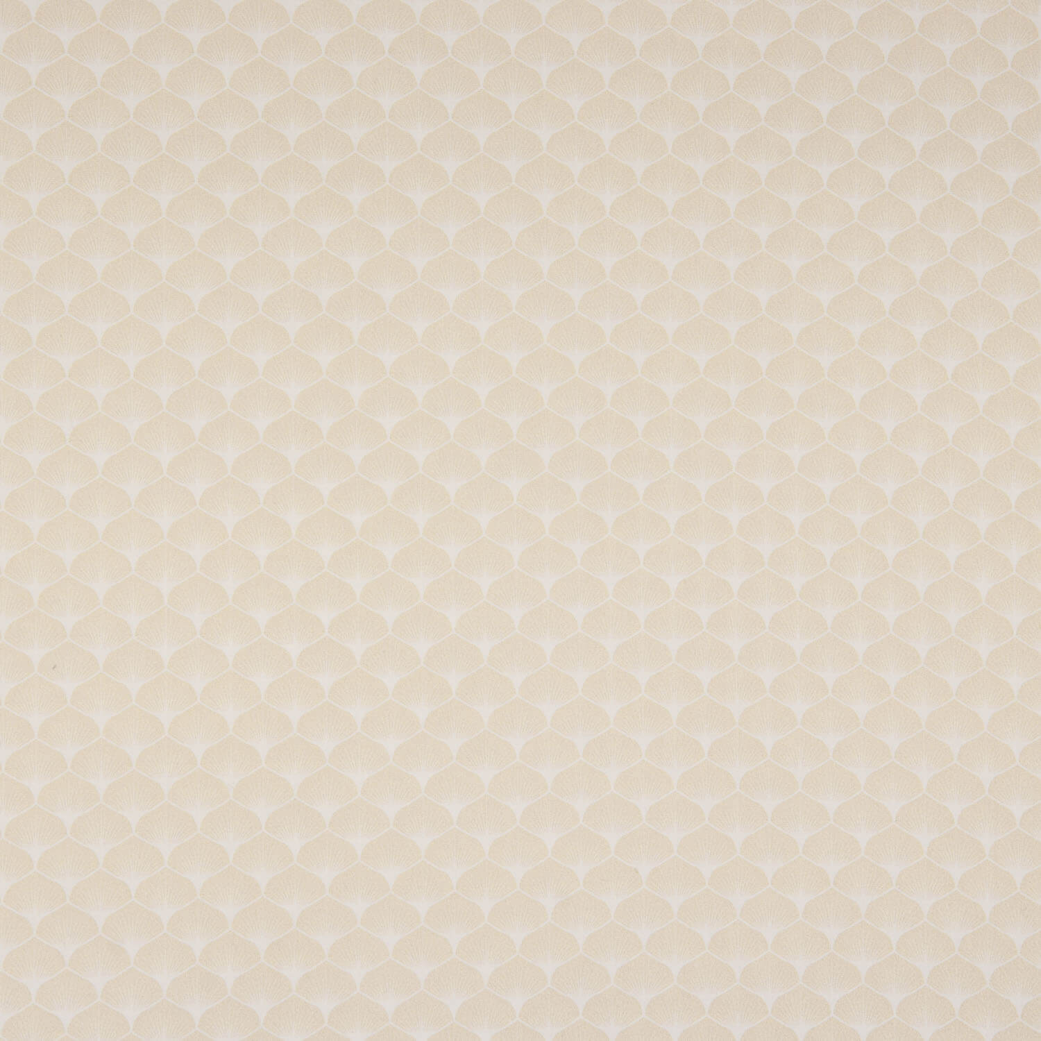 Beige Fan-Printed Cotton Poplin - Ribes y Casals