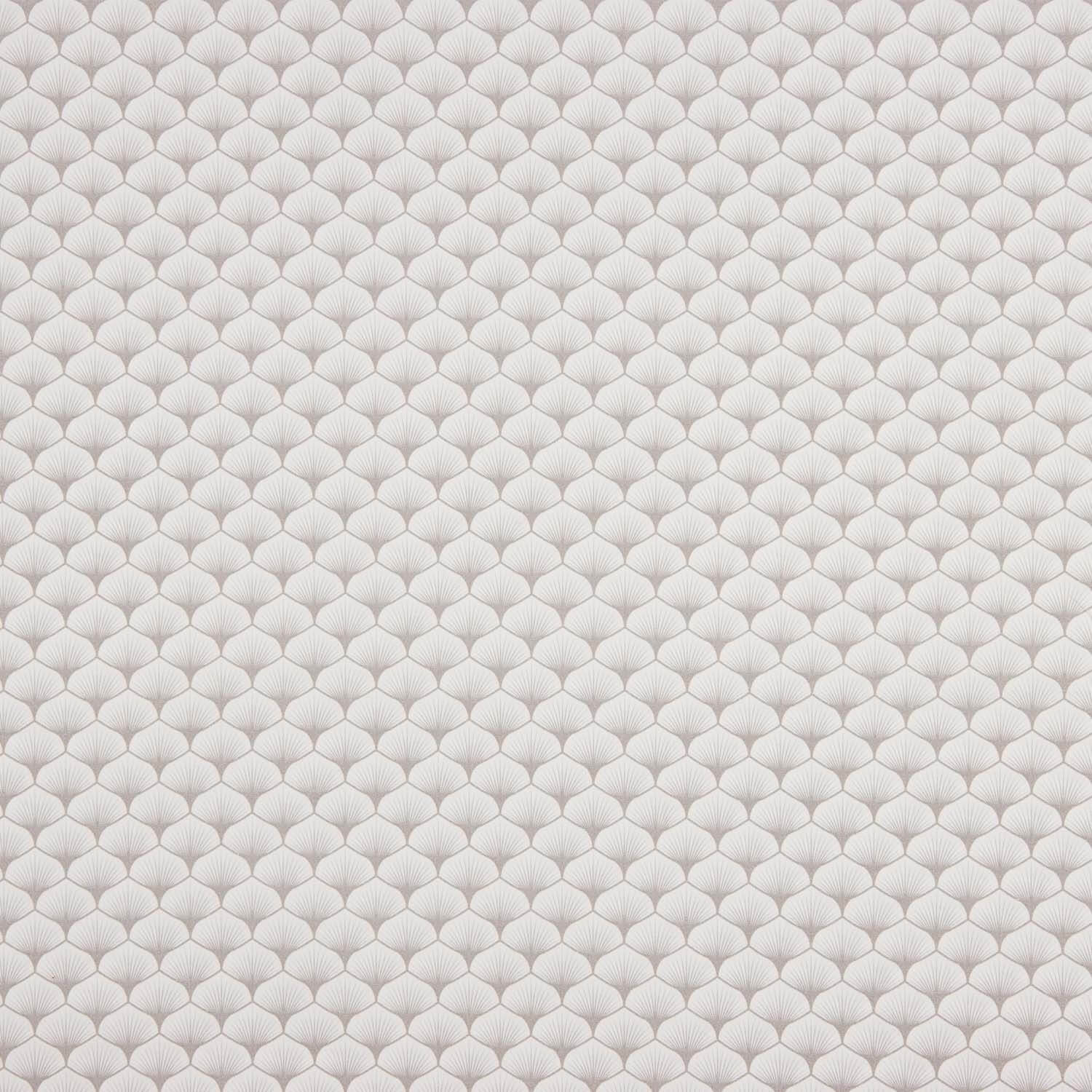 Cotton Poplin Printed with Grey Fans - Ribes y Casals