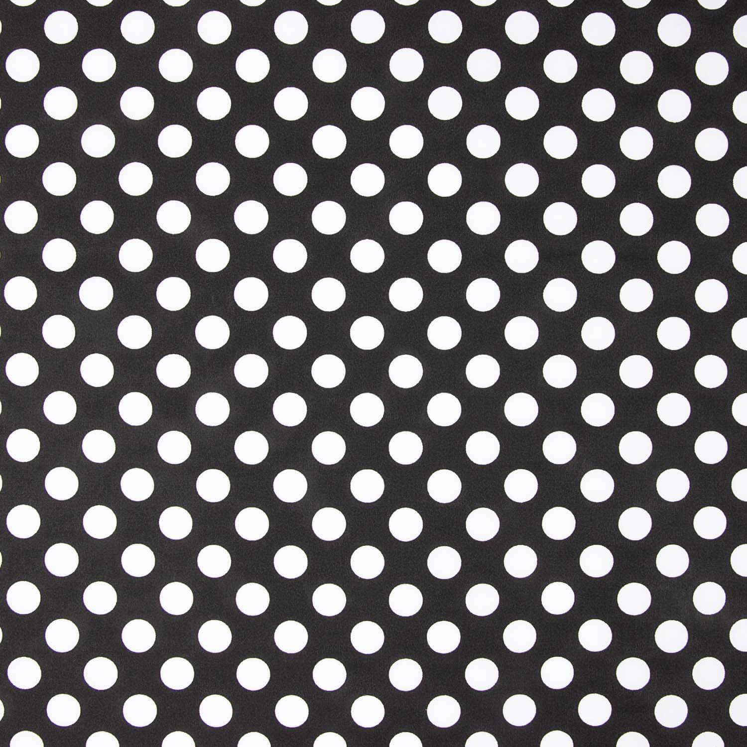 Dotted Flamenco Poplin Black Background 15mm - Ribes y Casals