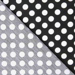 Dotted Flamenco Poplin Black Background 15mm - Ribes y Casals