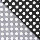Dotted Flamenco Poplin Black Background 15mm - Ribes y Casals