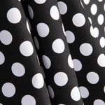 Dotted Flamenco Poplin Black Background 15mm - Ribes y Casals