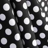 Dotted Flamenco Poplin Black Background 15mm - Ribes y Casals