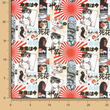 Printed Cotton Poplin Japanese Sleeves - Ribes y Casals