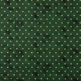Christmas Poplin Gold Stars in Green - Ribes y Casals