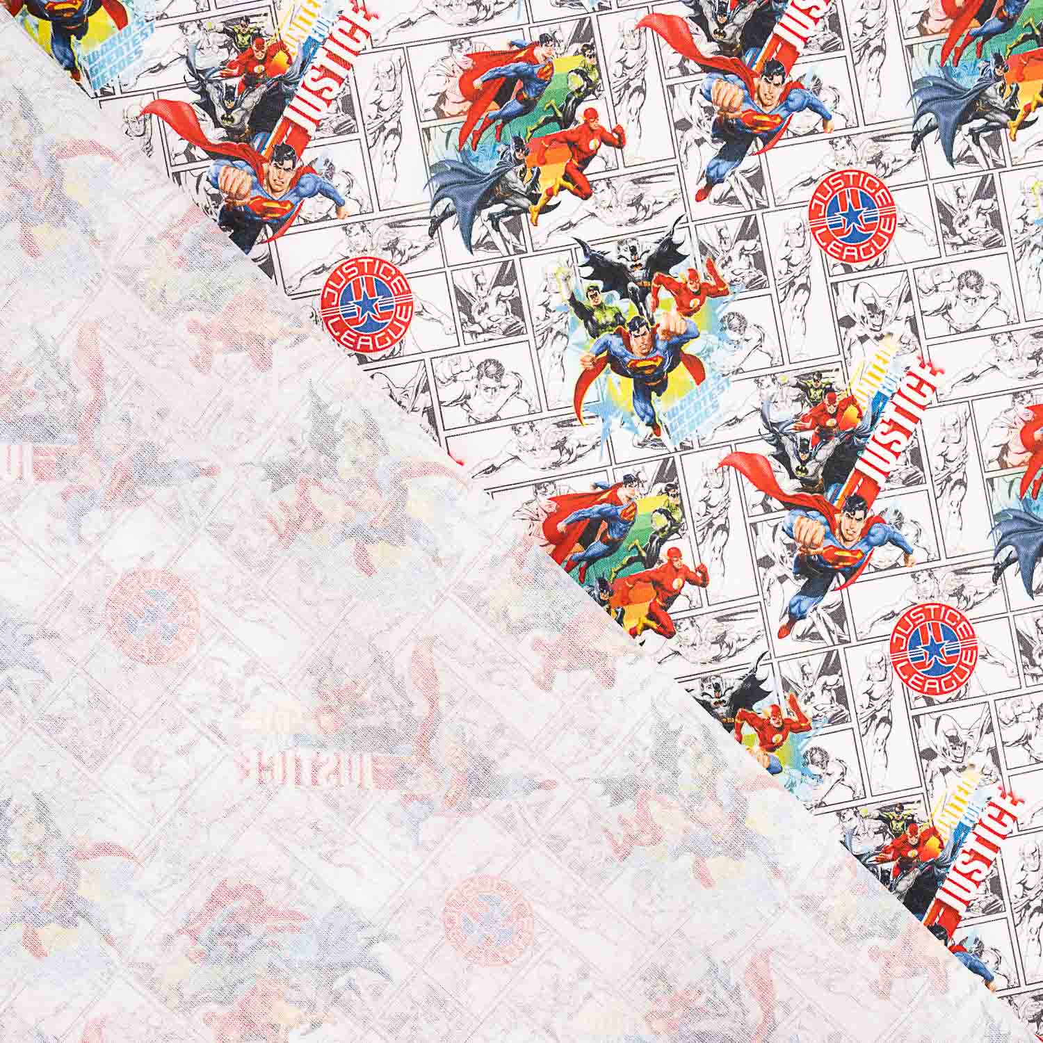 DC Comics Superheroes Printed Cotton Poplin - Ribes y Casals