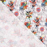 DC Comics Superheroes Printed Cotton Poplin - Ribes y Casals