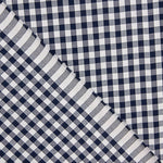 Medium Navy Blue Gingham Check 60 - Ribes y Casals