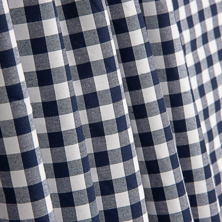 Medium Navy Blue Gingham Check 60 - Ribes y Casals