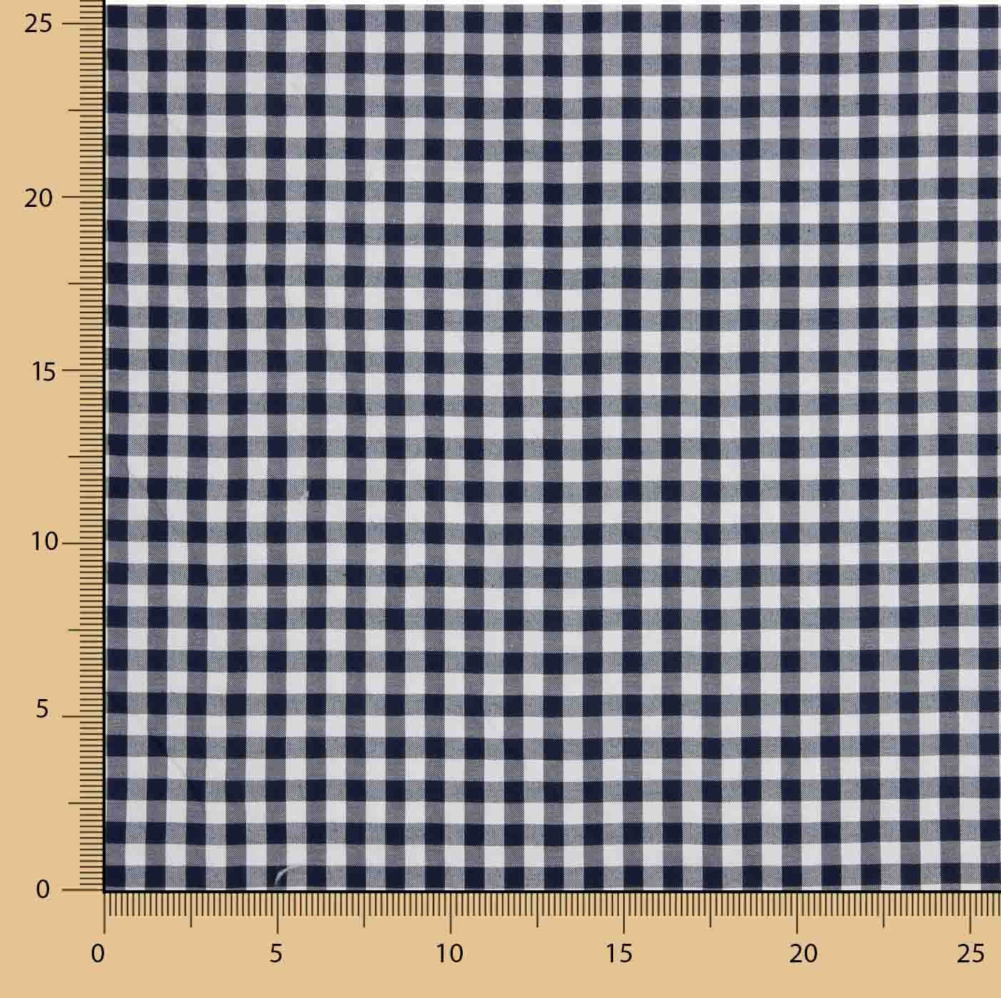 Medium Navy Blue Gingham Check 60 - Ribes y Casals