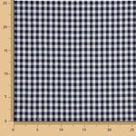 Medium Navy Blue Gingham Check 60 - Ribes y Casals