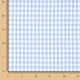 Light Blue Gingham Check Medium 60 - Ribes y Casals
