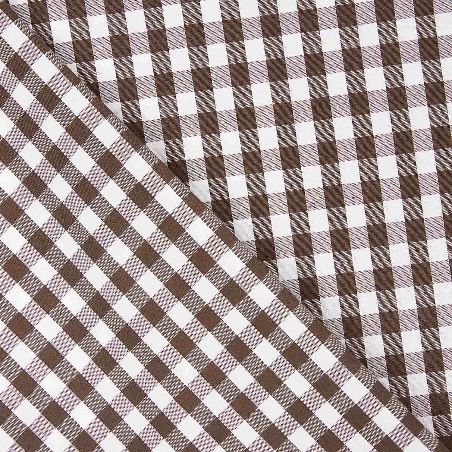 Large Brown Gingham Check 80 - Ribes y Casals