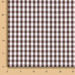Large Brown Gingham Check 80 - Ribes y Casals