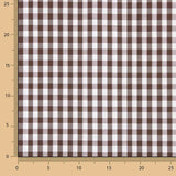 Large Brown Gingham Check 80 - Ribes y Casals