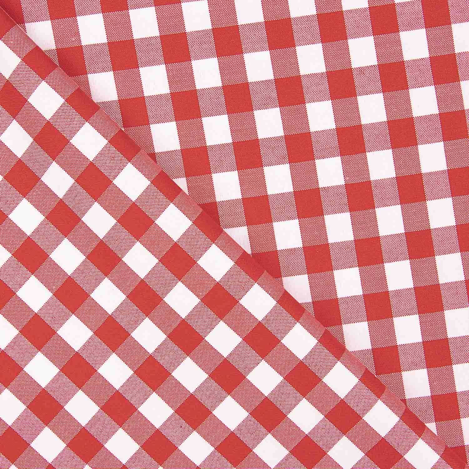Large Red Gingham Check 80 - Ribes y Casals