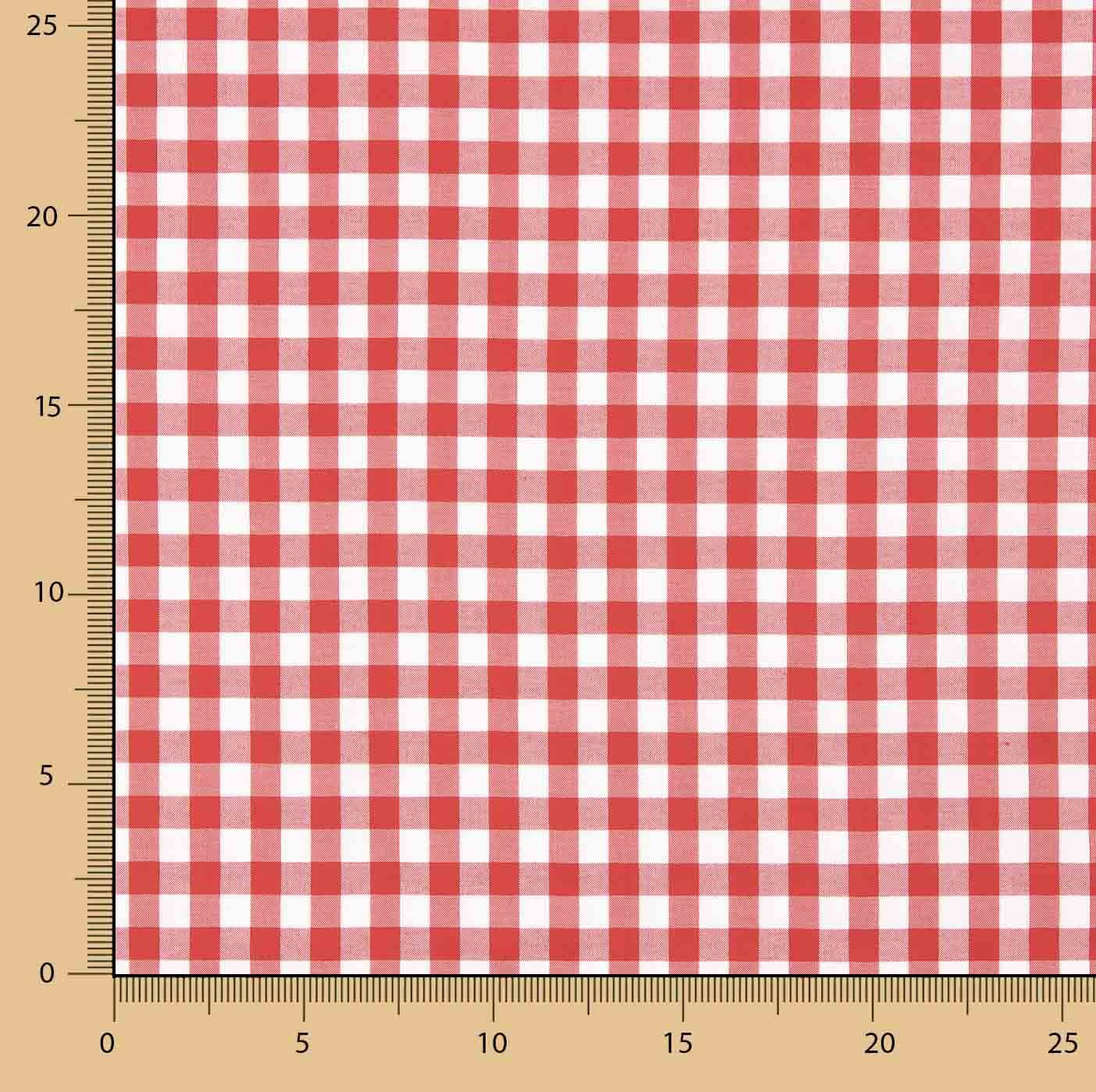 Large Red Gingham Check 80 - Ribes y Casals