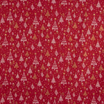 Red Christmas Print Poplin - Ribes y Casals