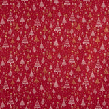 Red Christmas Print Poplin - Ribes y Casals