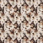 Halloween skull printed poplin - Ribes y Casals