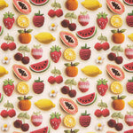 Cretona Cotton Printed with Gourmet Fruits - Ribes y Casals