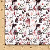 Japanese Geisha Print Cotton Poplin - Ribes y Casals